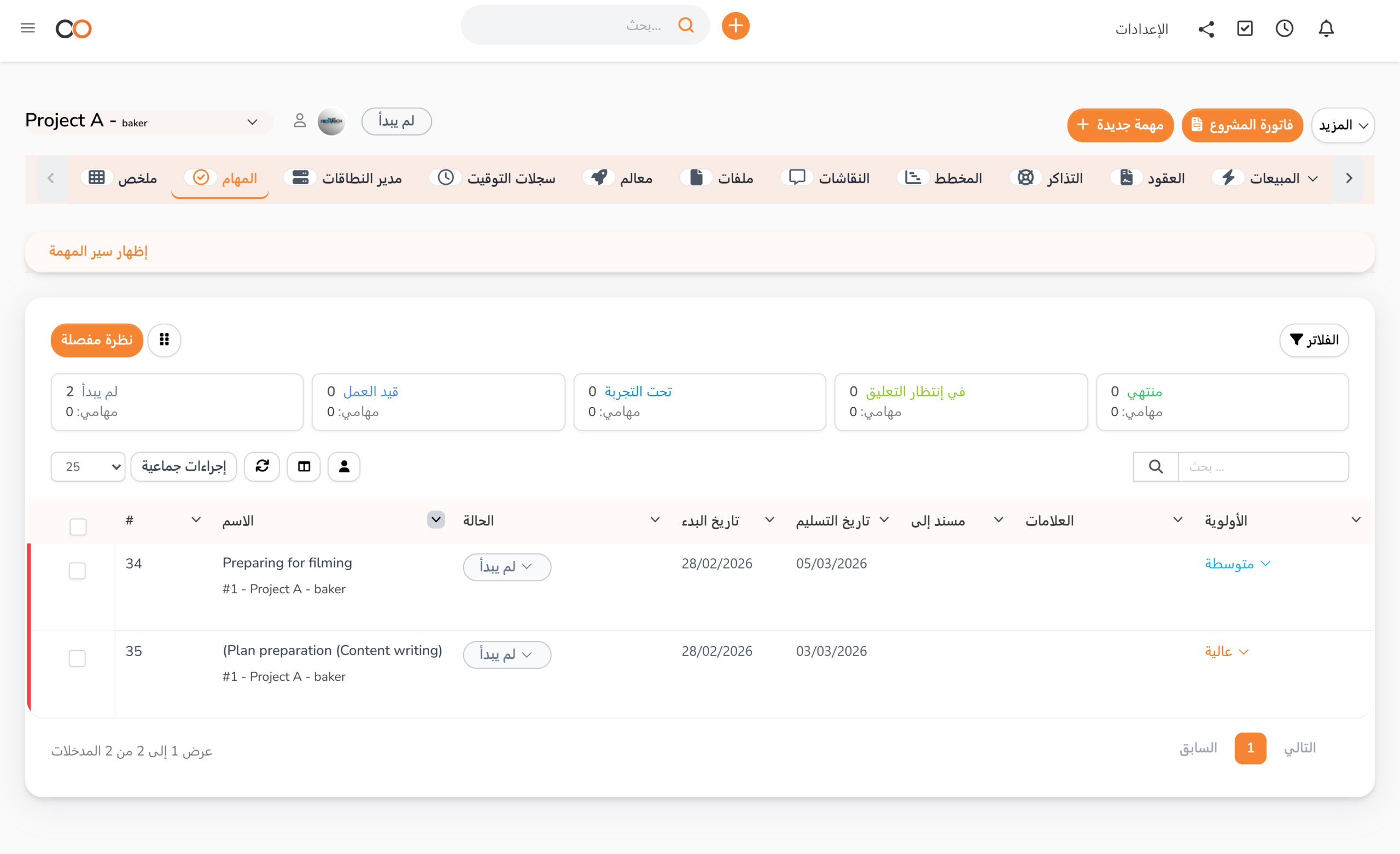 Project System