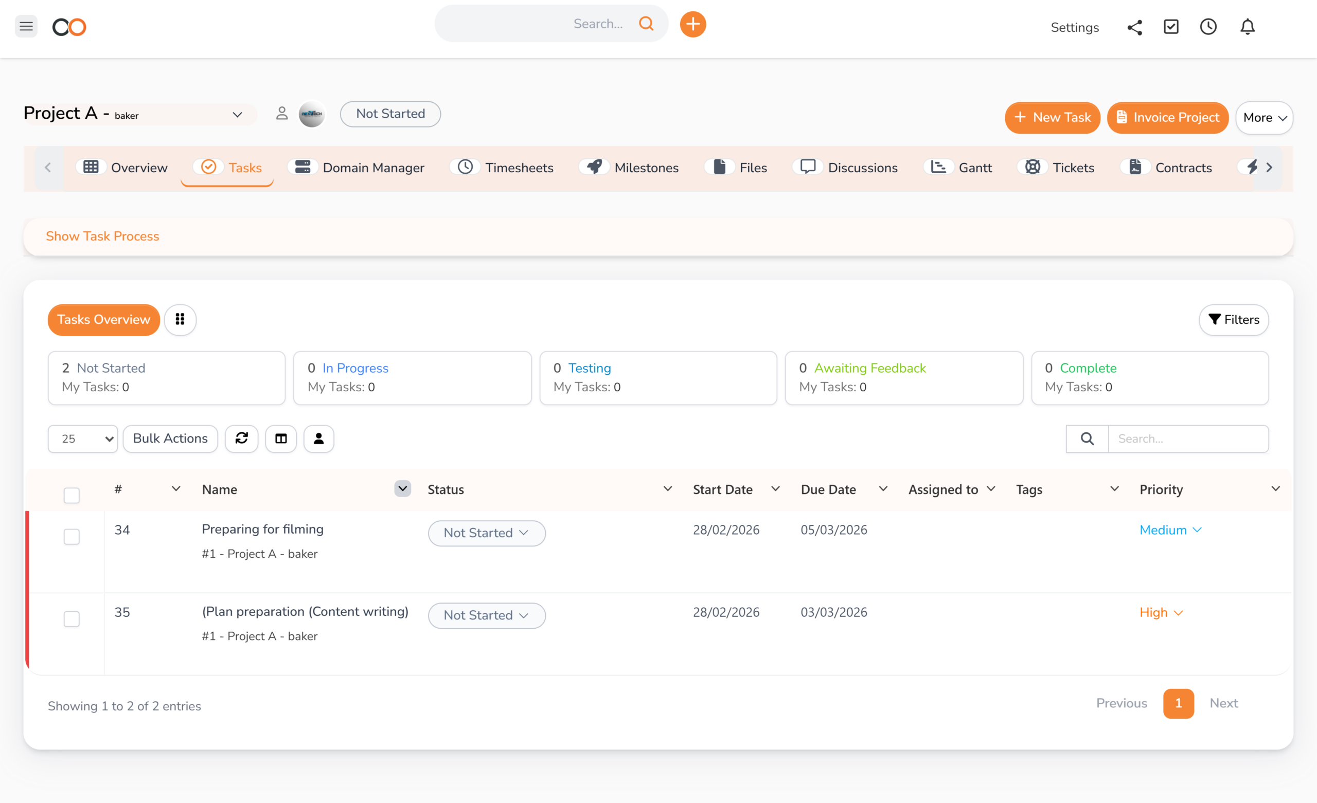 Project System