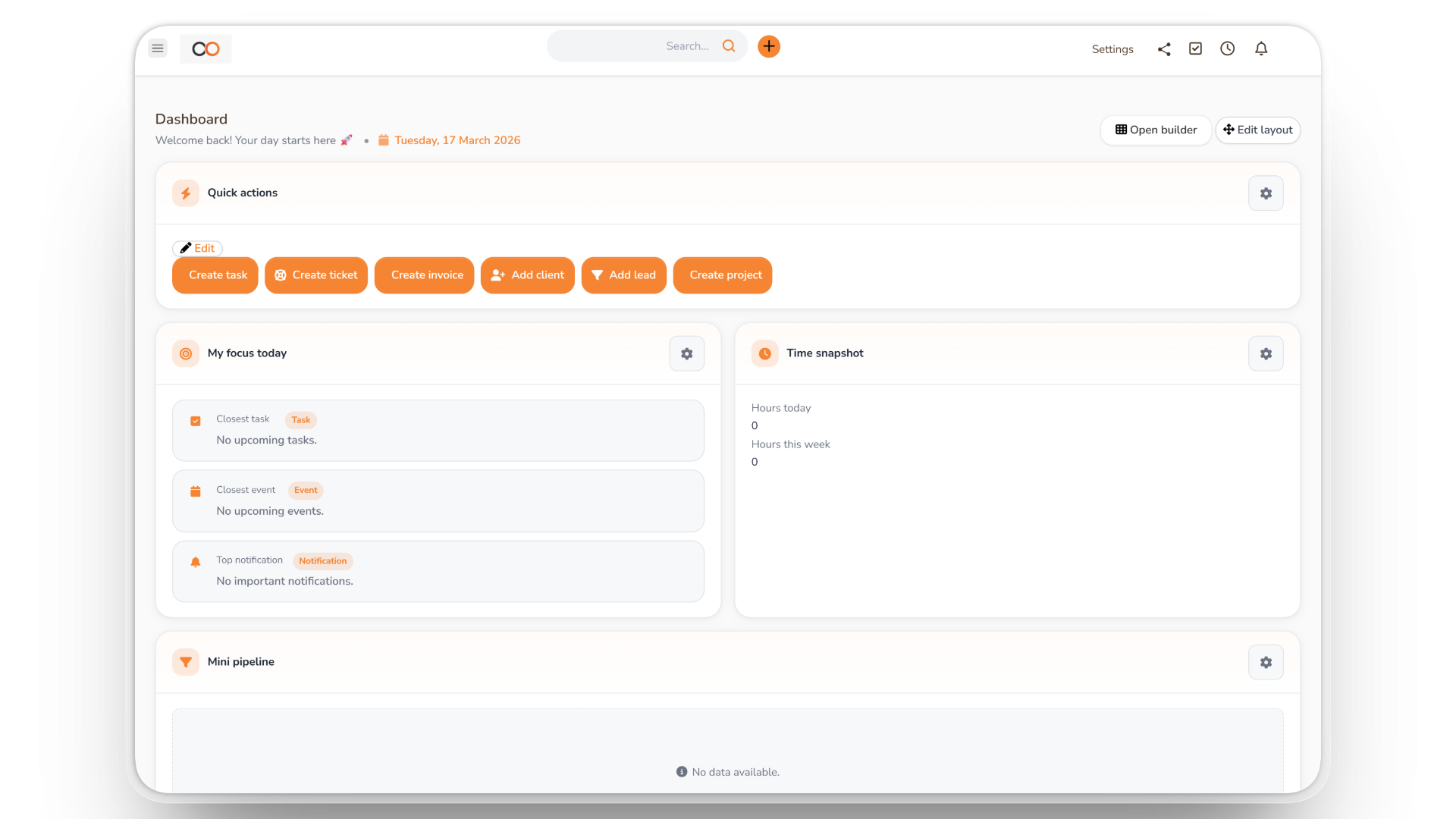 Boom Media ERP Dashboard