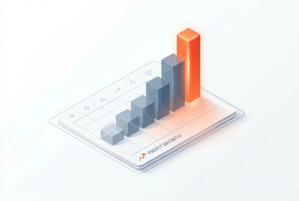 The Boom ERP interface displays a Kanban board for managing marketing agency projects