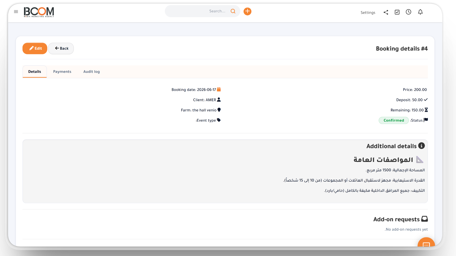 Online Booking & Approval Workflow