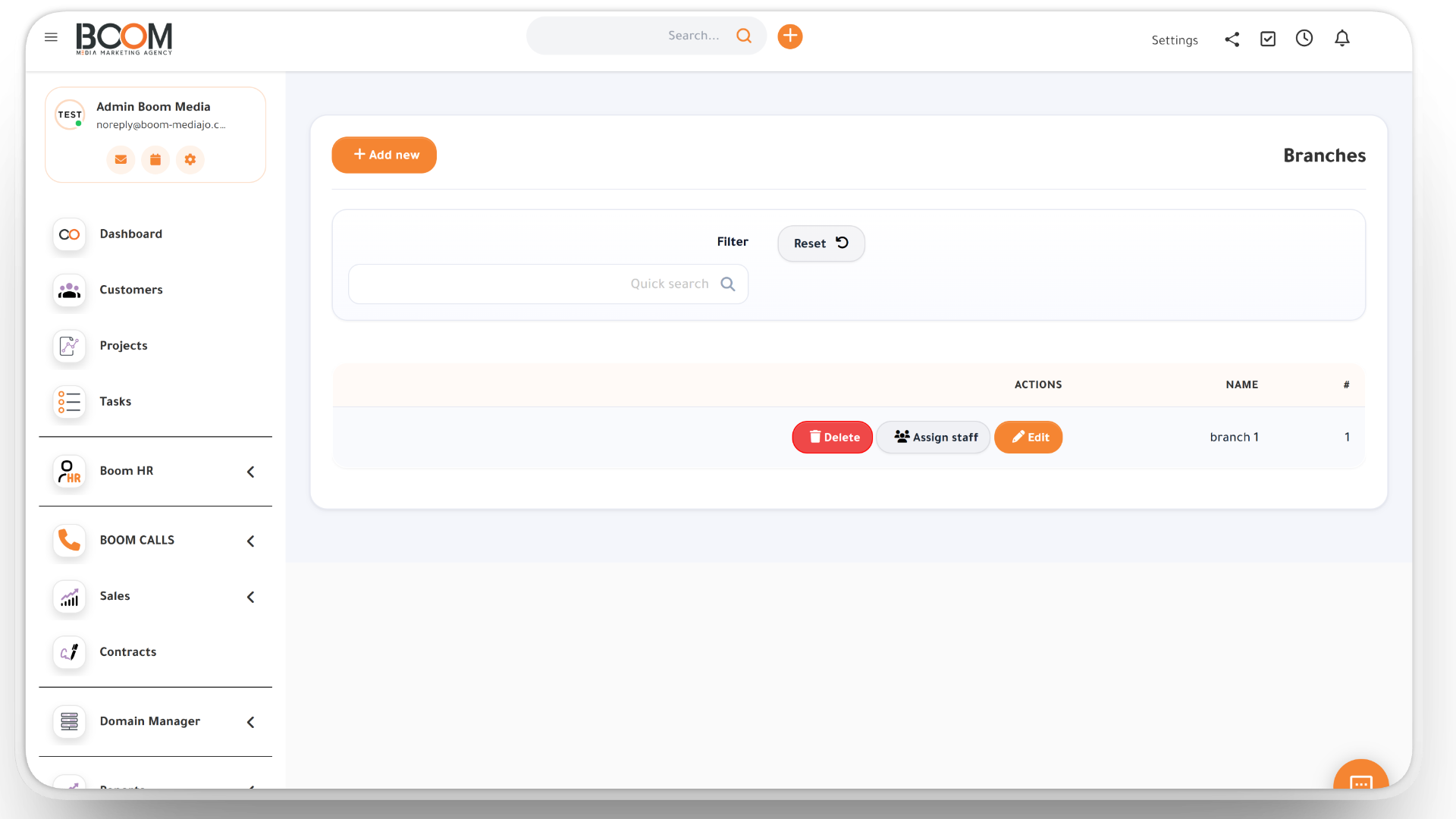 Multi-Branch & Role-Based Access