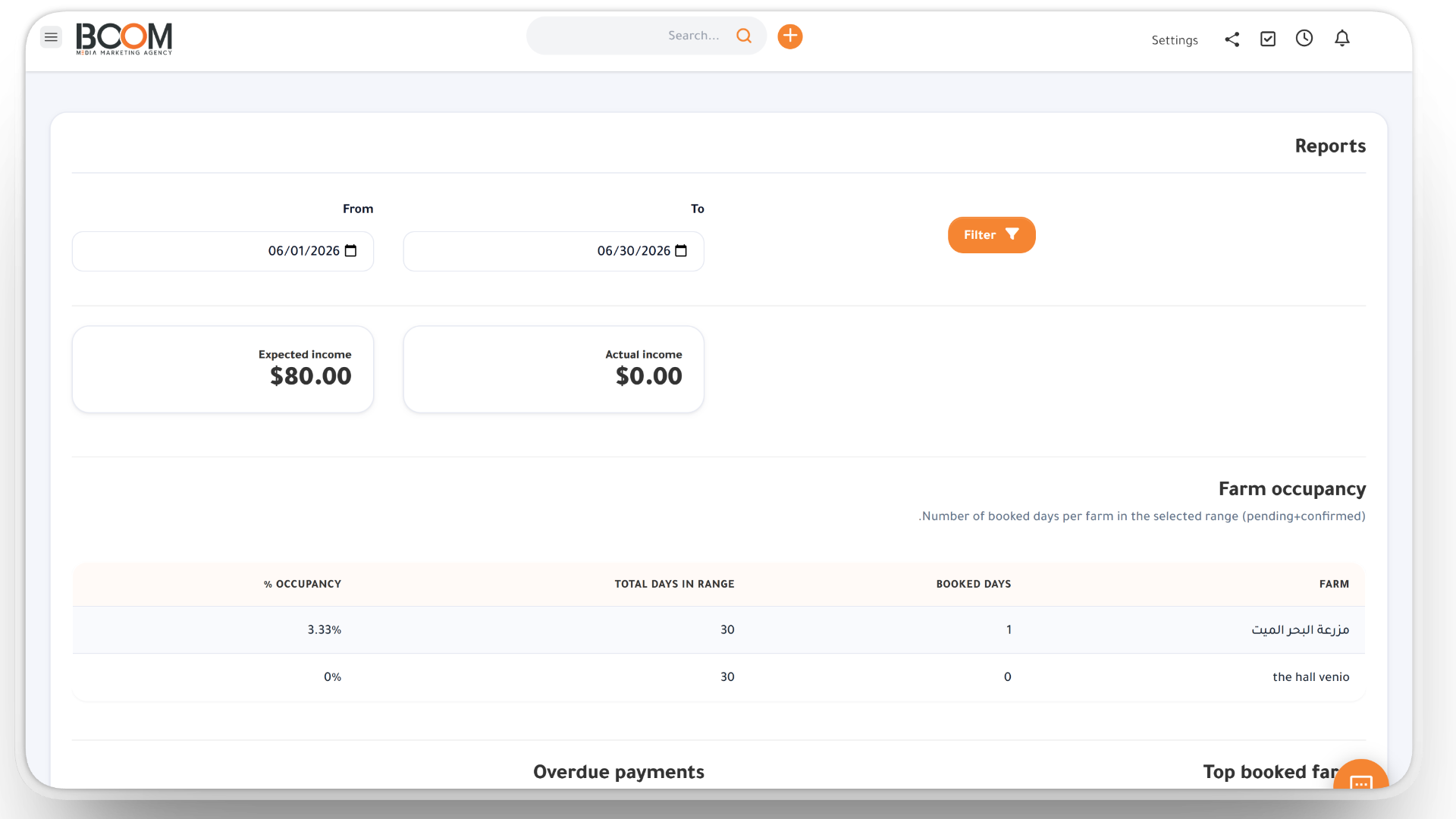 Reports & Dashboard