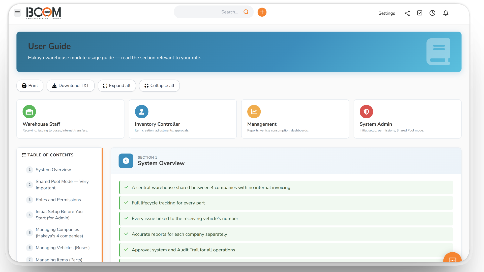 Integration with Sales & PO