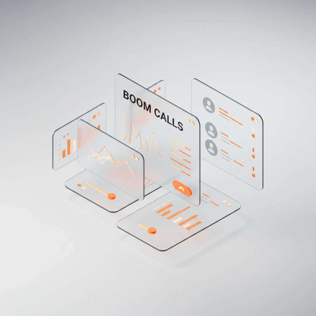 Sales team using BOOM CALLS CRM integration for unified communication in 2026